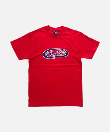 Adwysd Always Oval Red T-Shirt