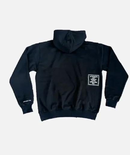 Adwysd Black Fingerprint Hoodie