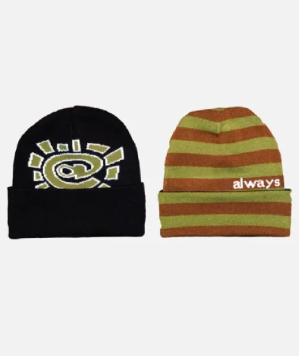 Adwysd Reversible Cuff Beanie Kiwi/Black