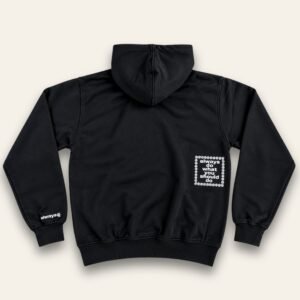 Adwysd Black Fingerprint Hoodie