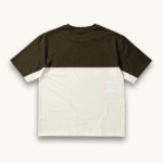 Waza-Panelled-T-Shirt-CreamBrown-back